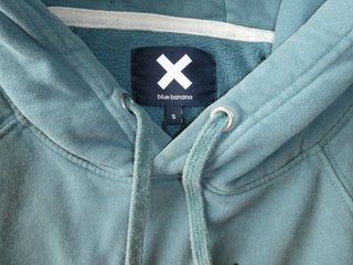 Sudadera Blue Banana con diseño X