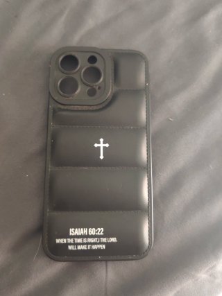 Funda iPhone 14 Pro Max Negra Cruz