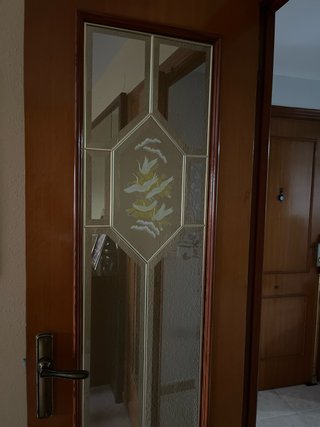 Puertas Dobles de Salón con Cristal