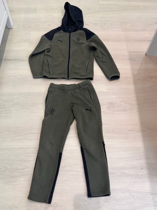 Chándal niño R. Sporting Gijón (Puma) T 9-10