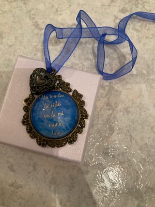 Medalla Un trocito de cielo con corazón