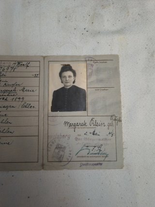 DNI Alemán Original (Kennkarte 1945) WWII