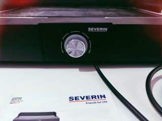 Barbacoa de sobremesa Severin negra