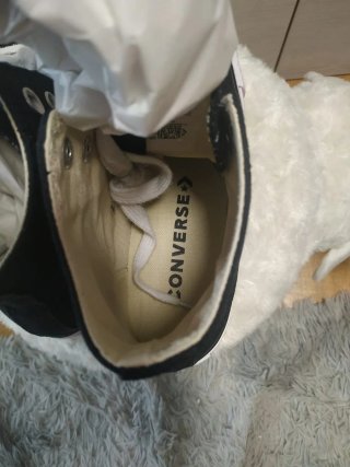 Converse Doble Suela Negras Talla 38