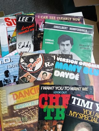Lote 25 singoli vinile Pop/Rock Internazionale