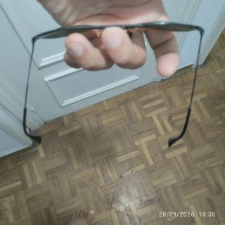Gafas de sol Ray-Ban aviador negras originales