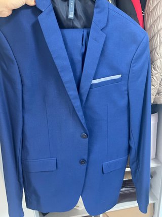 Traje de caballero Zara azul Talla M