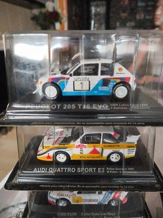 Lote 6 Coches  Rallye Grupo B y Años70 escala 1/43