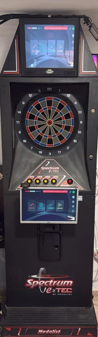Máquina de Dardos Spectrum V2 TEC Medalist