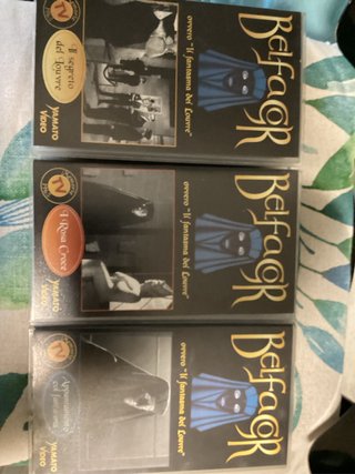 Set 3 VHS Belfagor - Il fantasma del Louvre