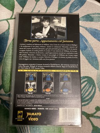 Set 3 VHS Belfagor - Il fantasma del Louvre
