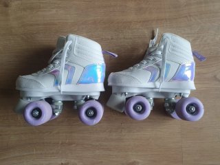 Patines Quad 100 Oxelo Lila