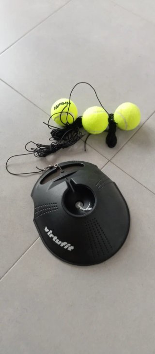 Virtufit Juego de Tenis con Base y Pelotas