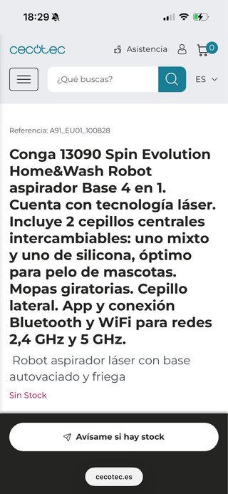Cecotec Conga 13090 Spin Evolution