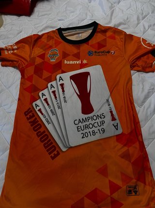 Camiseta Valencia Basket Europoker 2019