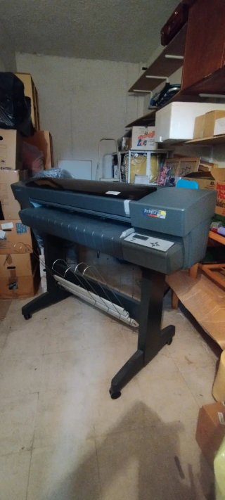 Plotter CalComp TechJet 5500 + Impresora
