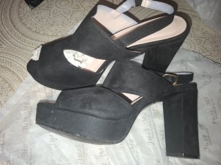 Sandalias de Plataforma Negras