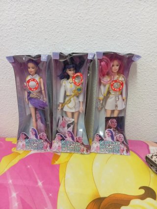 Set de 3 Muñecas K-Pop Demon Hunters