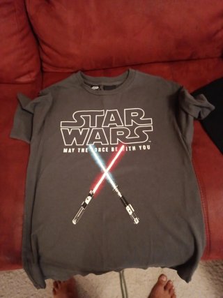 Camiseta Star Wars Gris Talla M