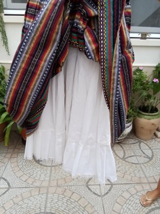 Falda huertana multicolor