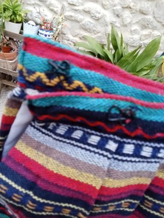 Falda huertana multicolor