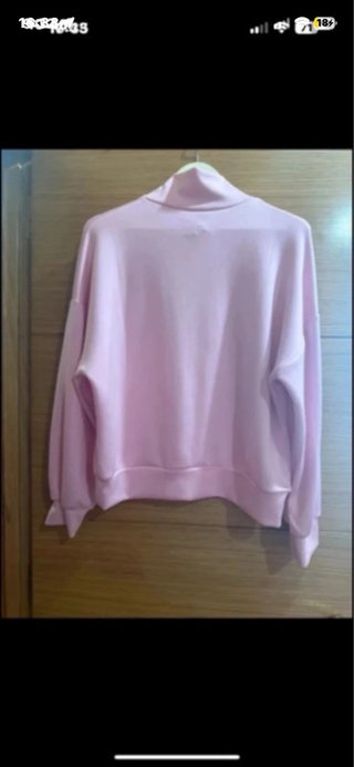 Sudadera Rosa con Cremallera