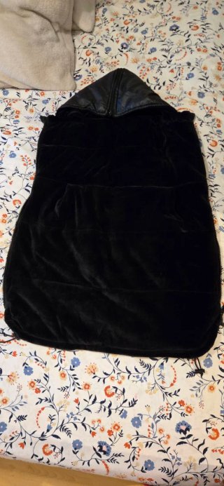 Abrigo premamá negro