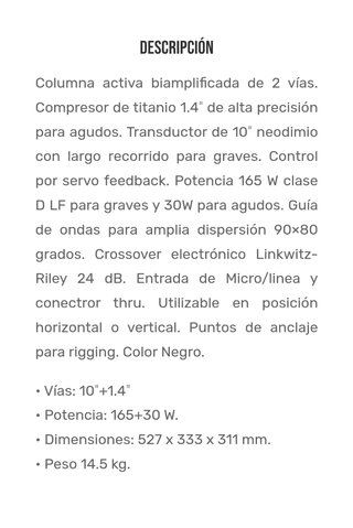 Altavoces Mackie SRM 350 V2