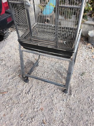 Jaula para Loros con Soporte