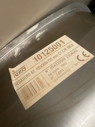 Fregadero teka inox