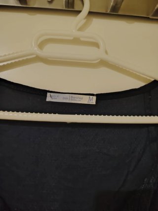 Camisa negra M/38/10 con encaje