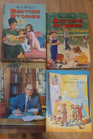 5 Livros Antigos Uncle Arthur's Bedtime Stories