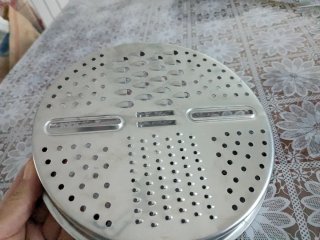 Coperchio Grattugia in acciaio