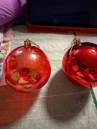 Bolas de Navidad Rojas