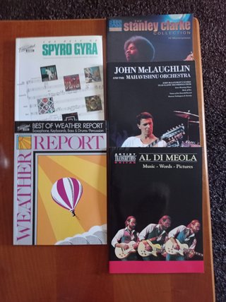 Lotto 8 Libri Spartiti Jazz Fusion