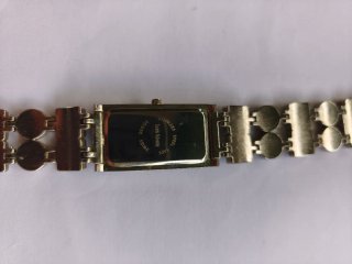 Reloj Louis Valentín Mujer Negro/Plata