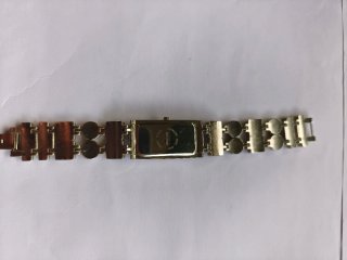 Reloj Louis Valentín Mujer Negro/Plata