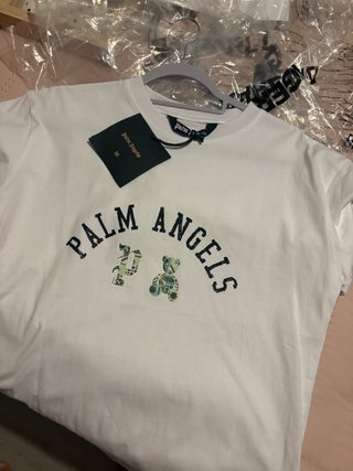 Camiseta Palm Angels Blanca Talla M