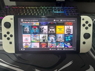 Nintendo Switch OLED + configuración (LEER ABAJO)