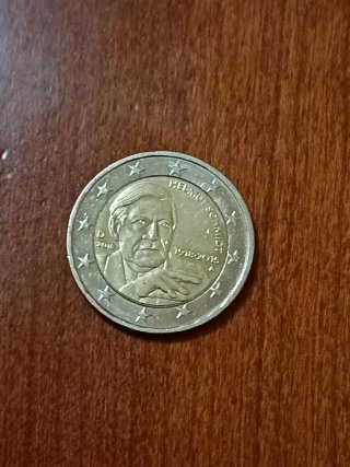Moneta 2 Euro Commemorativa Helmut Schmidt