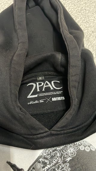 Sudadera 2Pac Negra Talla M