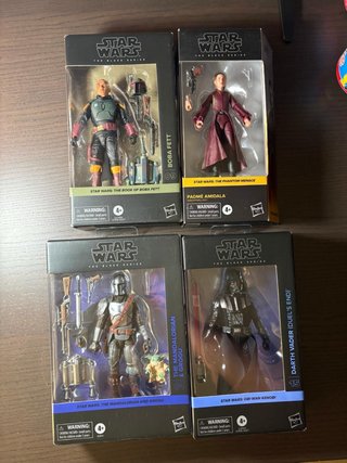 Star Wars Black Series Action Figures Lot