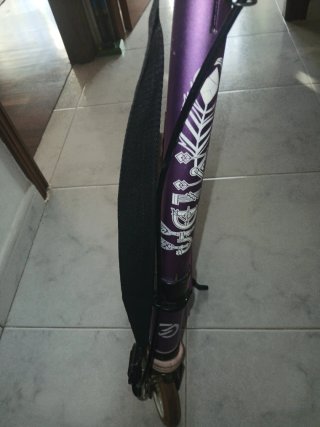 Patinete Oxelo MID5 Morado Ajustable  6 a 9 años