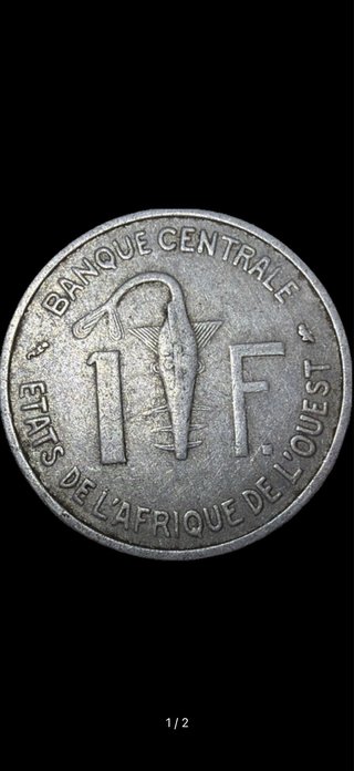 Moneta 1 Franco Africa Occidentale 1963