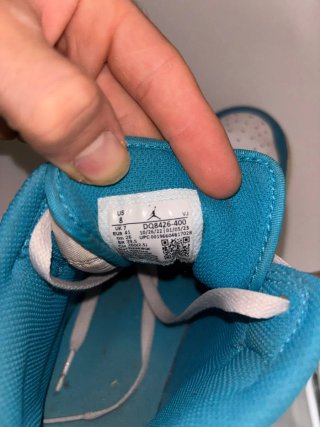 Nike Air Jordan 1 Mid Aquatone Azul Blanco