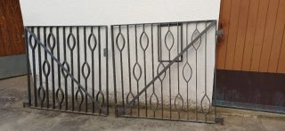 Verja de entrada de forja