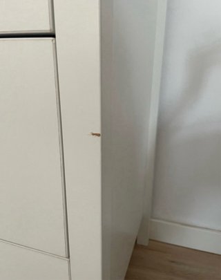 Cómoda IKEA KOPPANG 3 cajones blanca