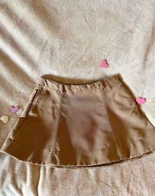 Minifalda marrón invierno Talla XL