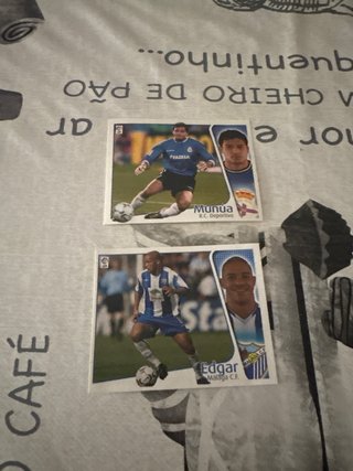 Cromos Liga 2004-2005: Munúa y Edgar