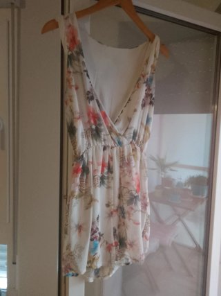 Mono corto verano floral